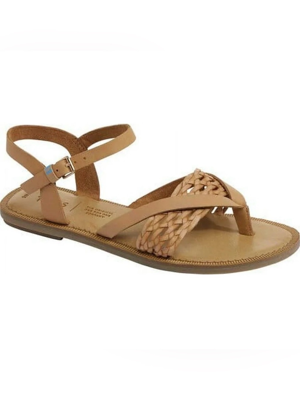 Women's Tan Braided Toms Sandals